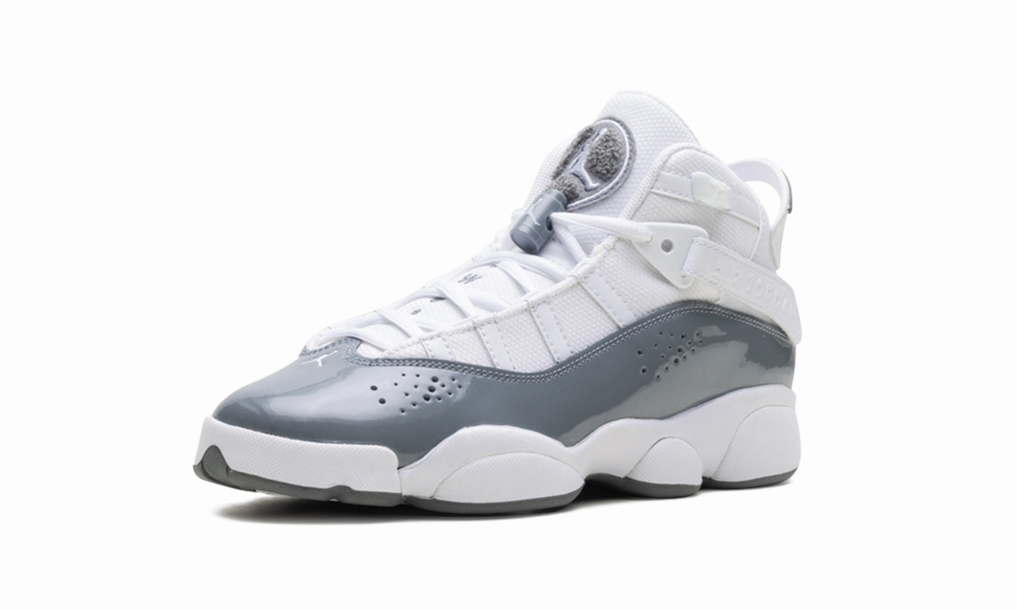 indoor sports lover Air Jordan 6 RINGS GS "WHITE COOL GREY"
