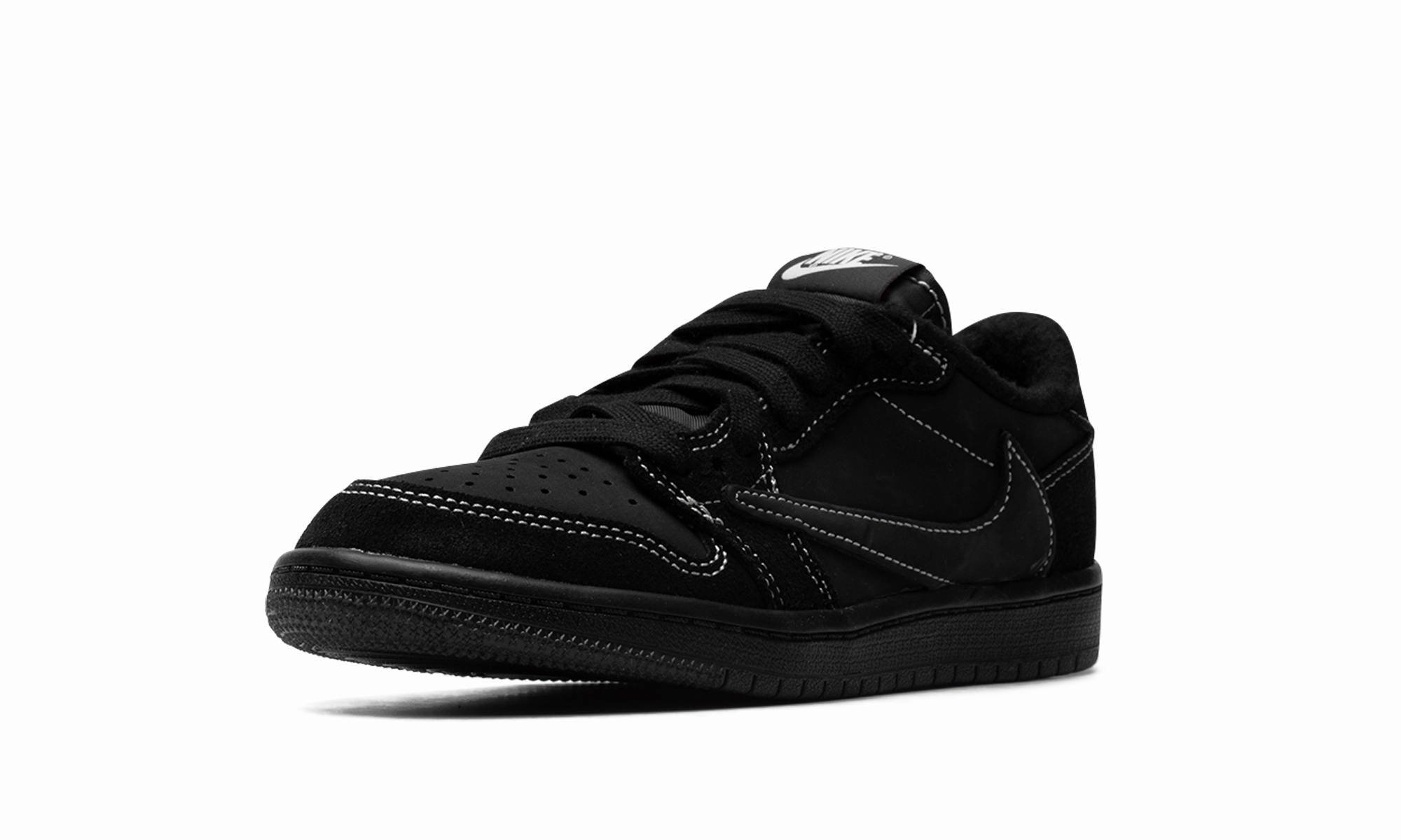 Fitted Traction Active Wear Air Jordan 1 Low OG PS "Travis Scott - Black Phantom"