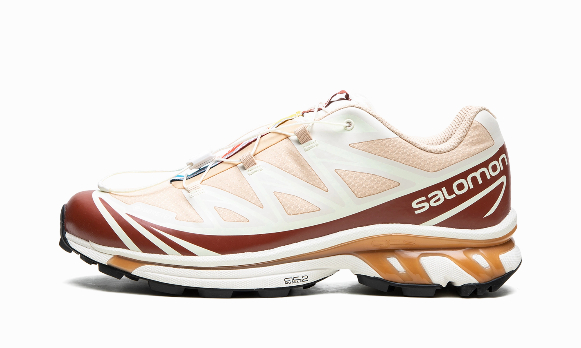 track runner Quick Fit Design Salomon XT-6 GTX Kith "Hazelnut/Burnt Henna/Vanilla I"