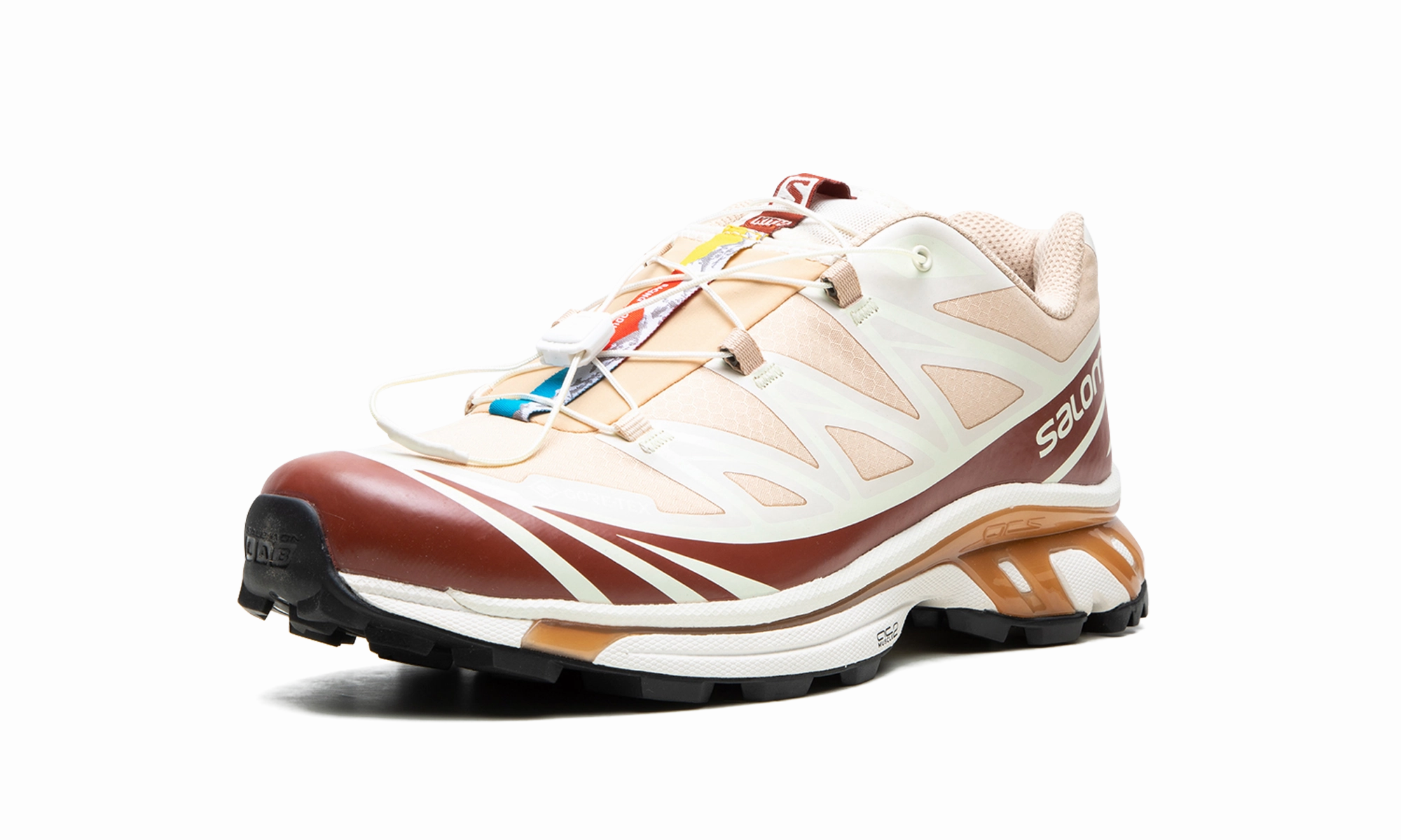 Salomon XT-6 GTX Kith "Hazelnut/Burnt Henna/Vanilla I" cold - weather running shoes