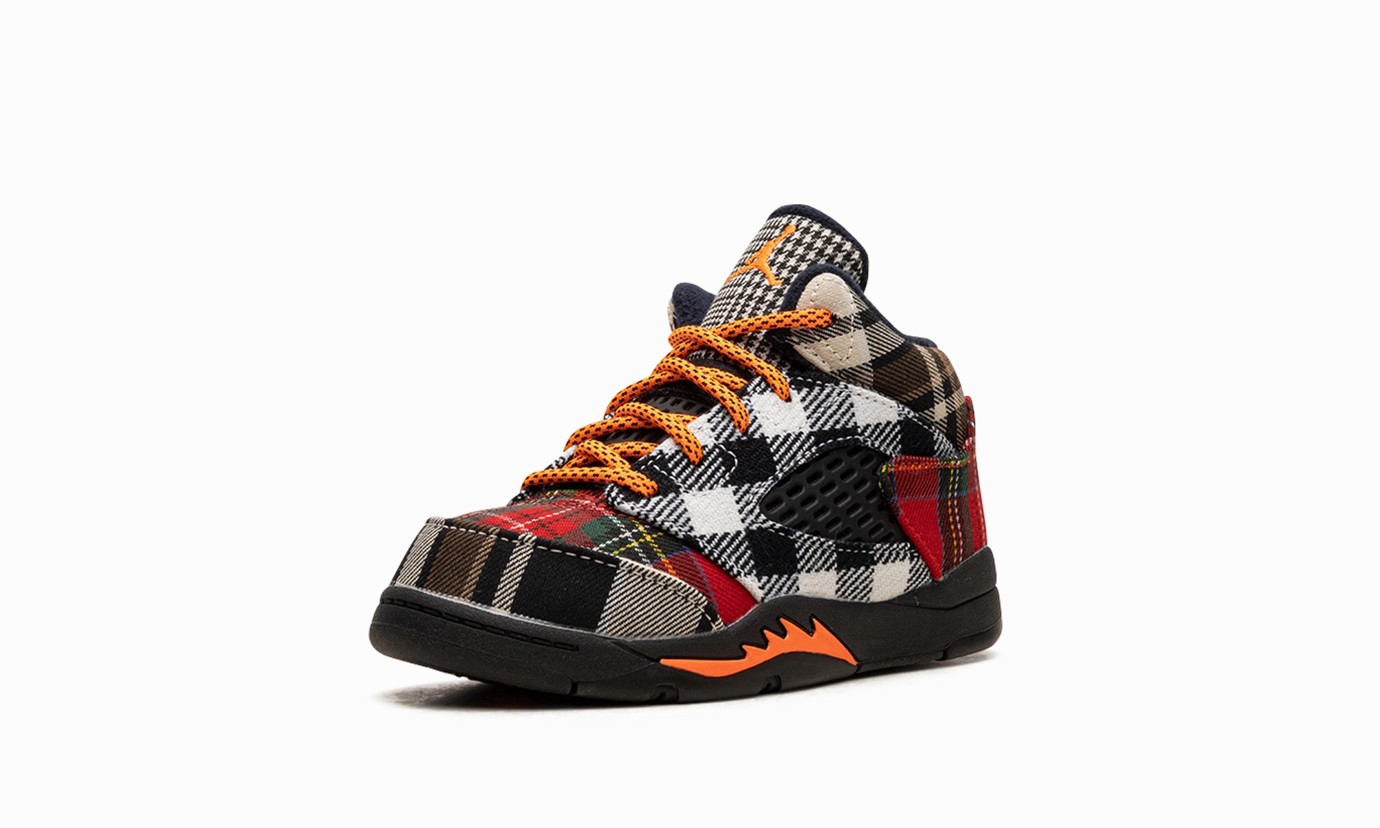 carbon - fiber - plate shoes circular outsole running shoes Air Jordan 5 Retro TD "Plaid"