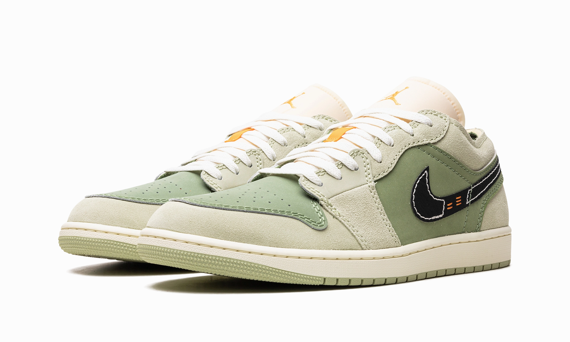 Air Jordan 1 Low SE Craft "SKY J LIGHT OLIVE" Iconic arch Clean Lines