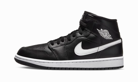 Weatherproof Design AIR JORDAN 1 MID WMNS "Black / White"