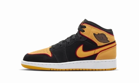 Run Flex Daily Comfort Air Jordan 1 Mid GS "Vivid Orange"