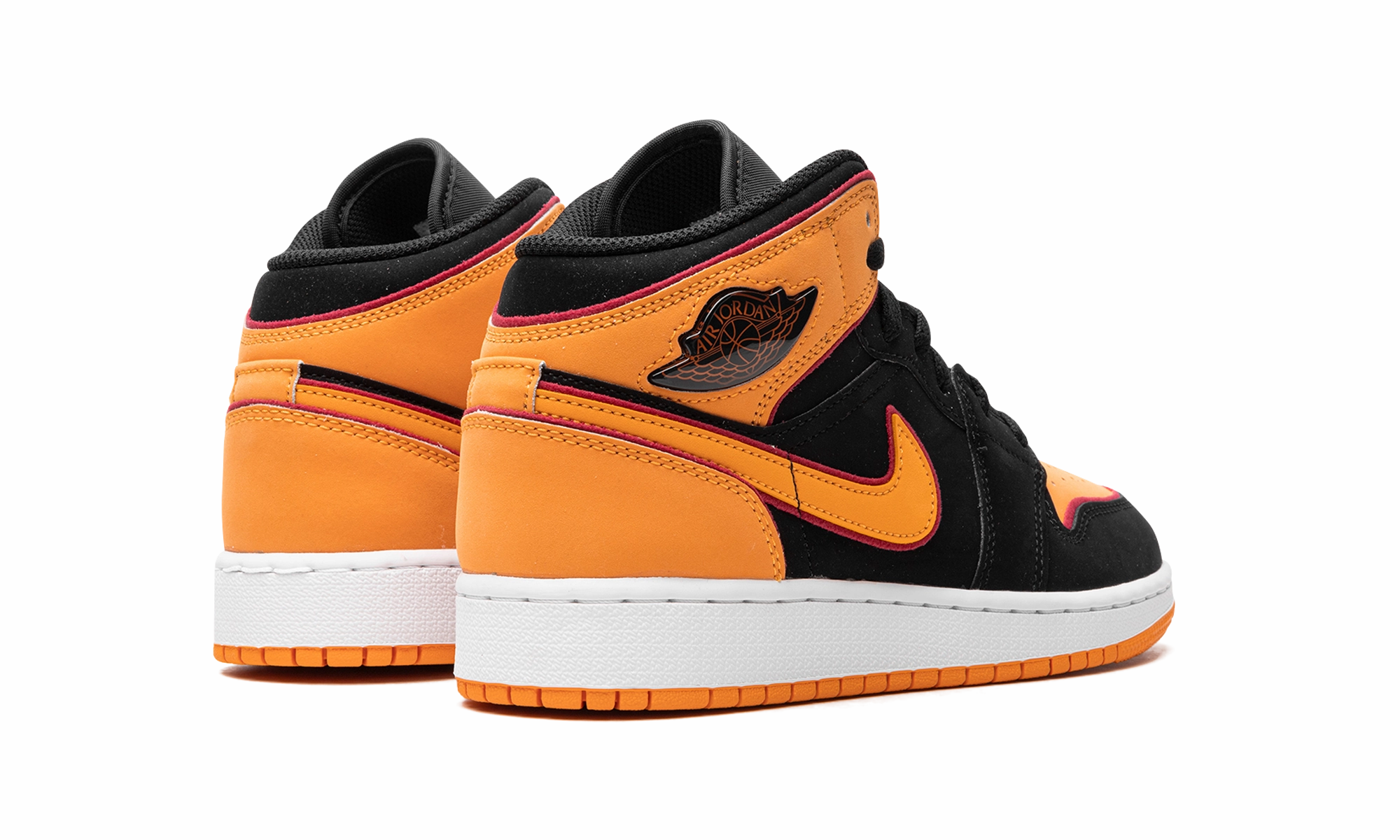 Smart Chic Adaptive Support Air Jordan 1 Mid GS "Vivid Orange"
