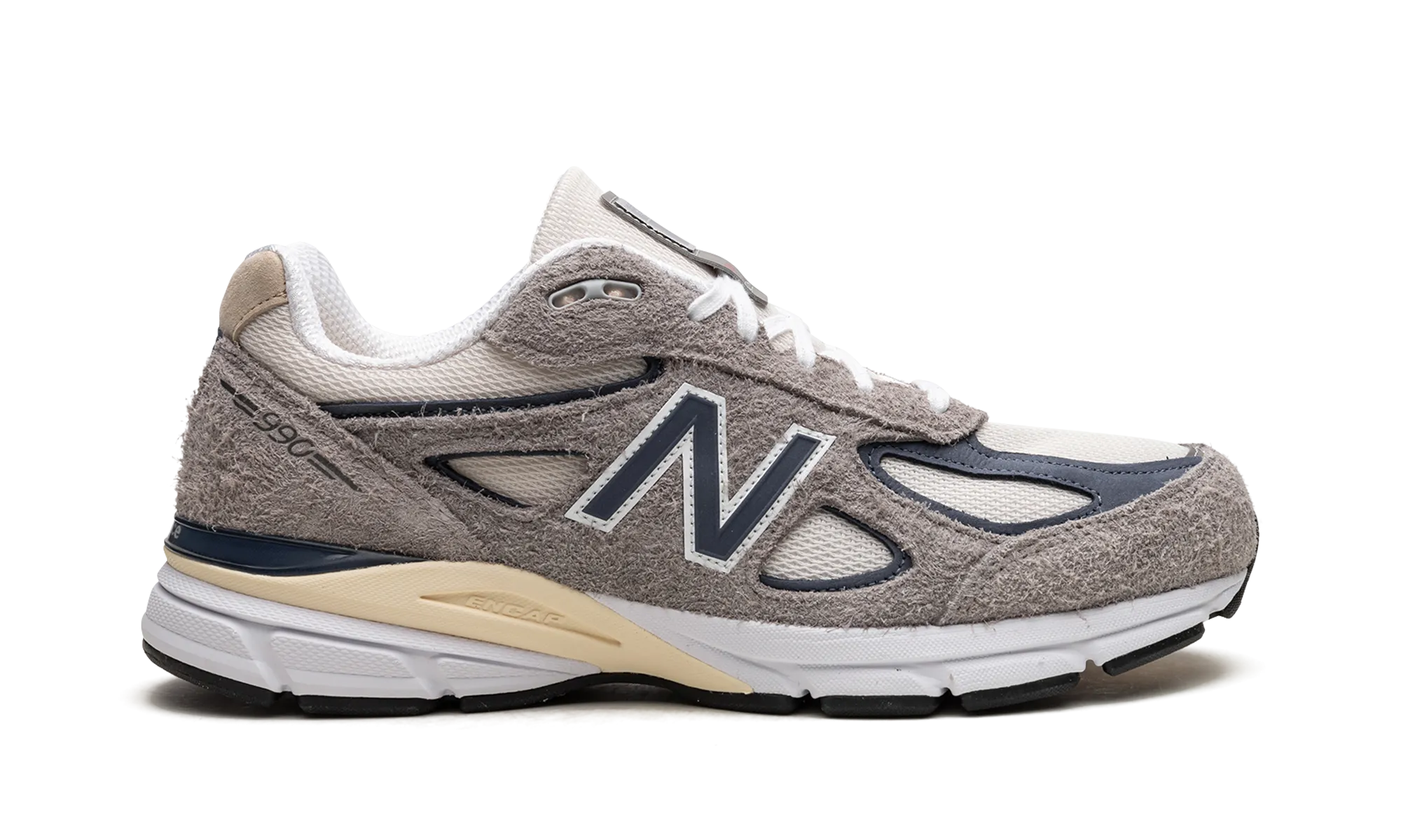 running in a half - marathon shoes speed development running shoe promotion 990v4 "Made in USA - Grey/Navy"