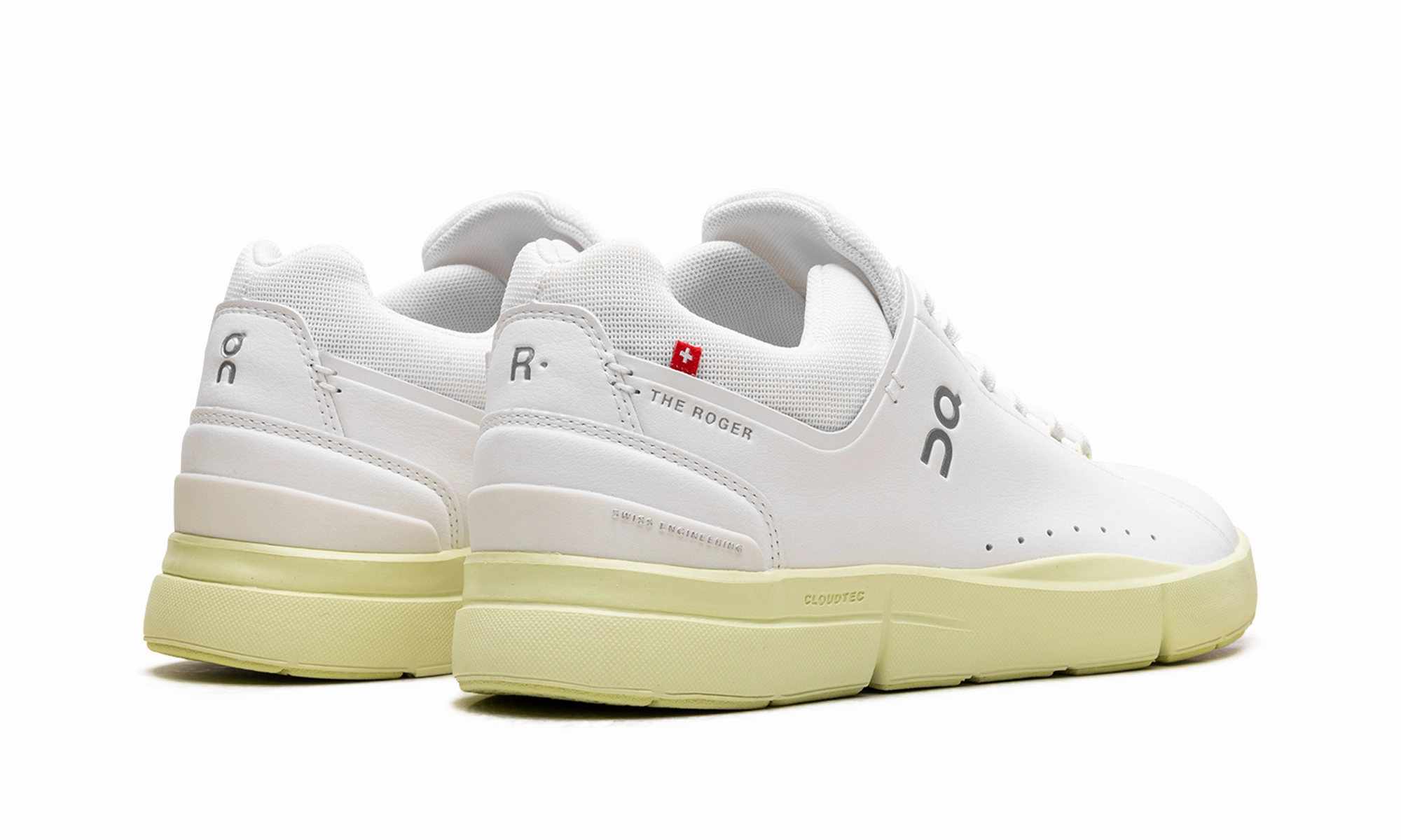 The Roger Advantage "White/Hay" asphalt running footwear running in a floating bridge area shoes