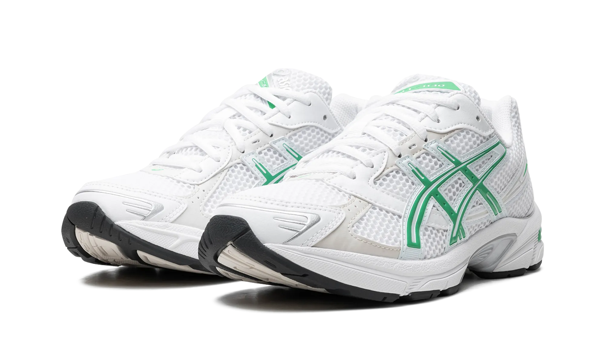 GEL-1130 WMNS "White Malachite Green" treadmill running footwear affordable - price shoes