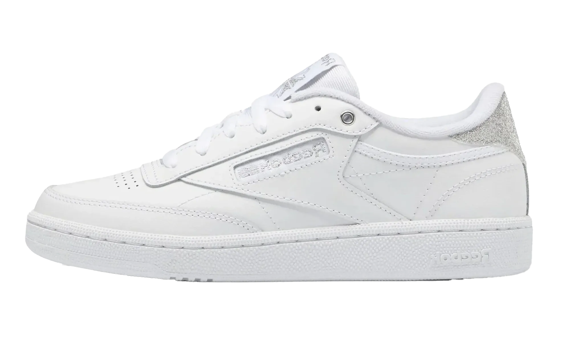 reflective - elements coronation - themed running shoes Club C 85 WMNS "White"