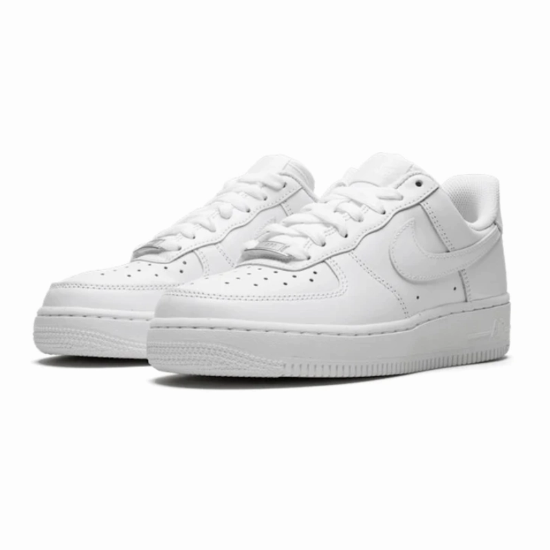 mid - top footwear fitness enthusiast shoes Air Force 1 07 White