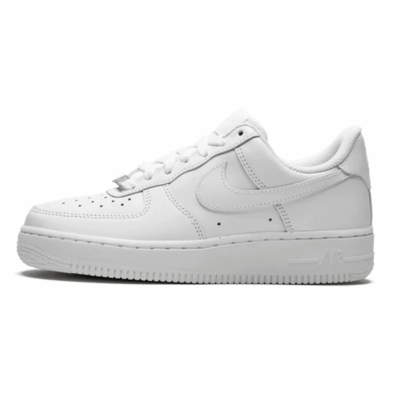 ankle - support running shoes nylon - upper shoes Air Force 1 07 White