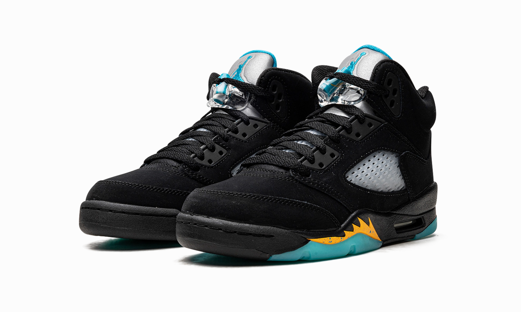 Air Jordan 5 GS "Aqua" cross - country runner's shoe opportunity trail shoes