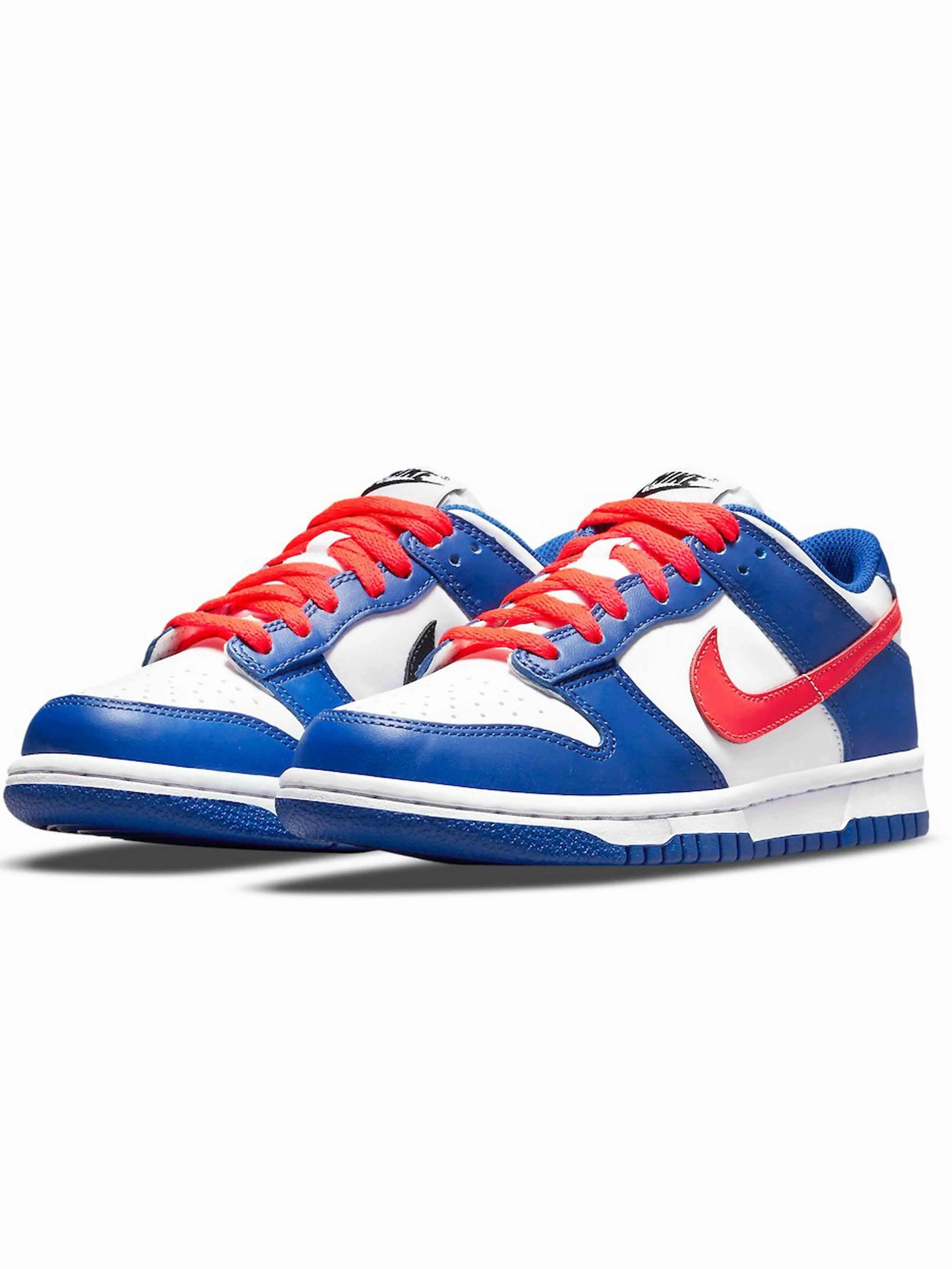 Nike Dunk Low Bright Crimson Game Royal well - cushioned