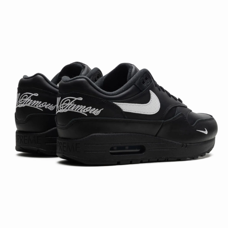 warm - up running Nike Air Max 1 '87 SP Supreme Black White