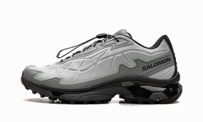 XT-Slate Advanced "Grey Green" Fabric Upper running in a bus station area shoes