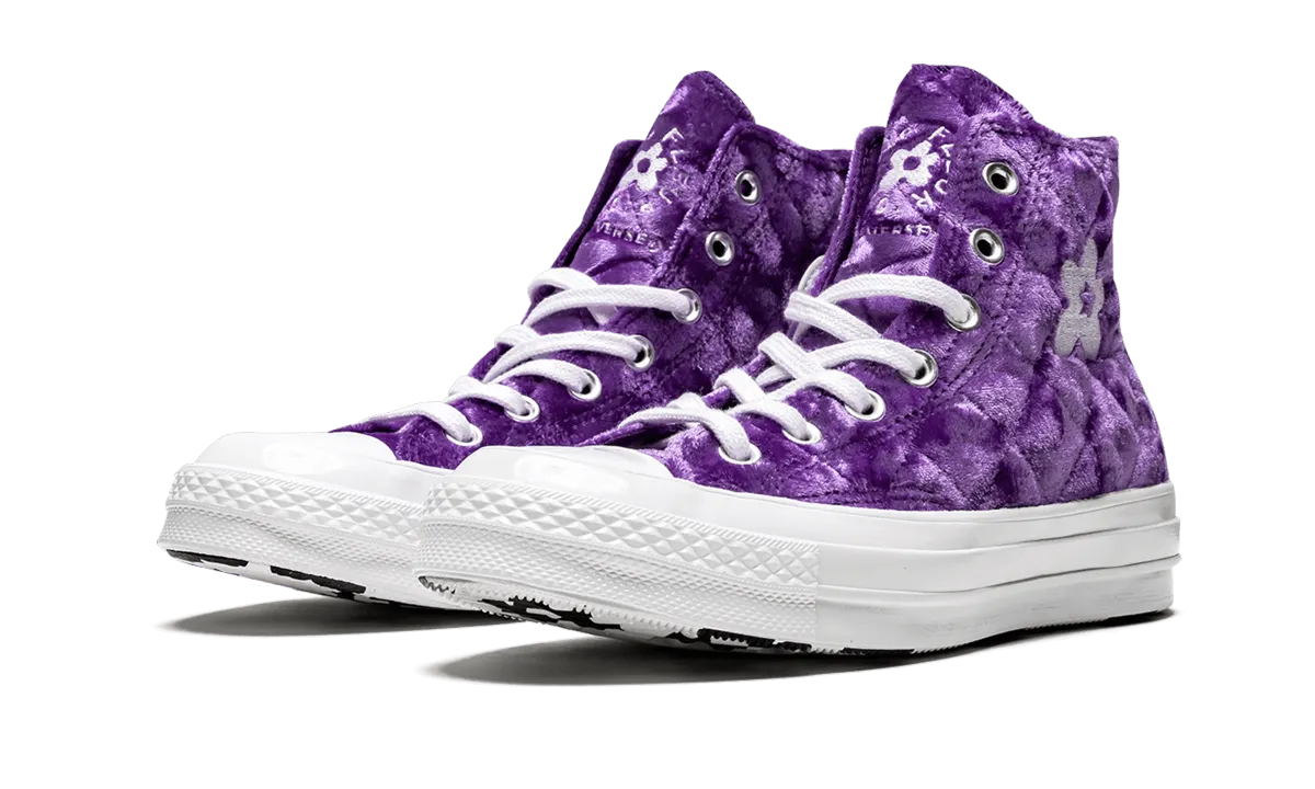 Plan Hike Subway Go Chuck 70 Hi "Quilted Velvet"