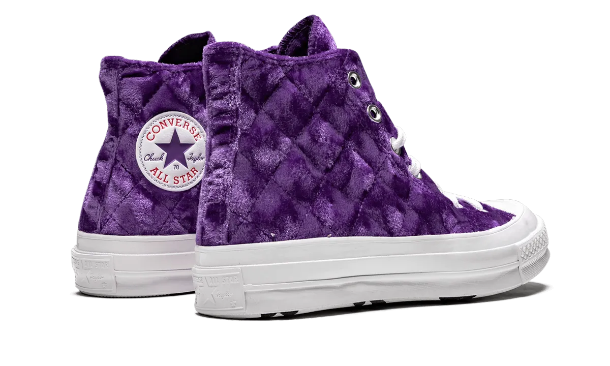 School Hike Chuck 70 Hi "Quilted Velvet"