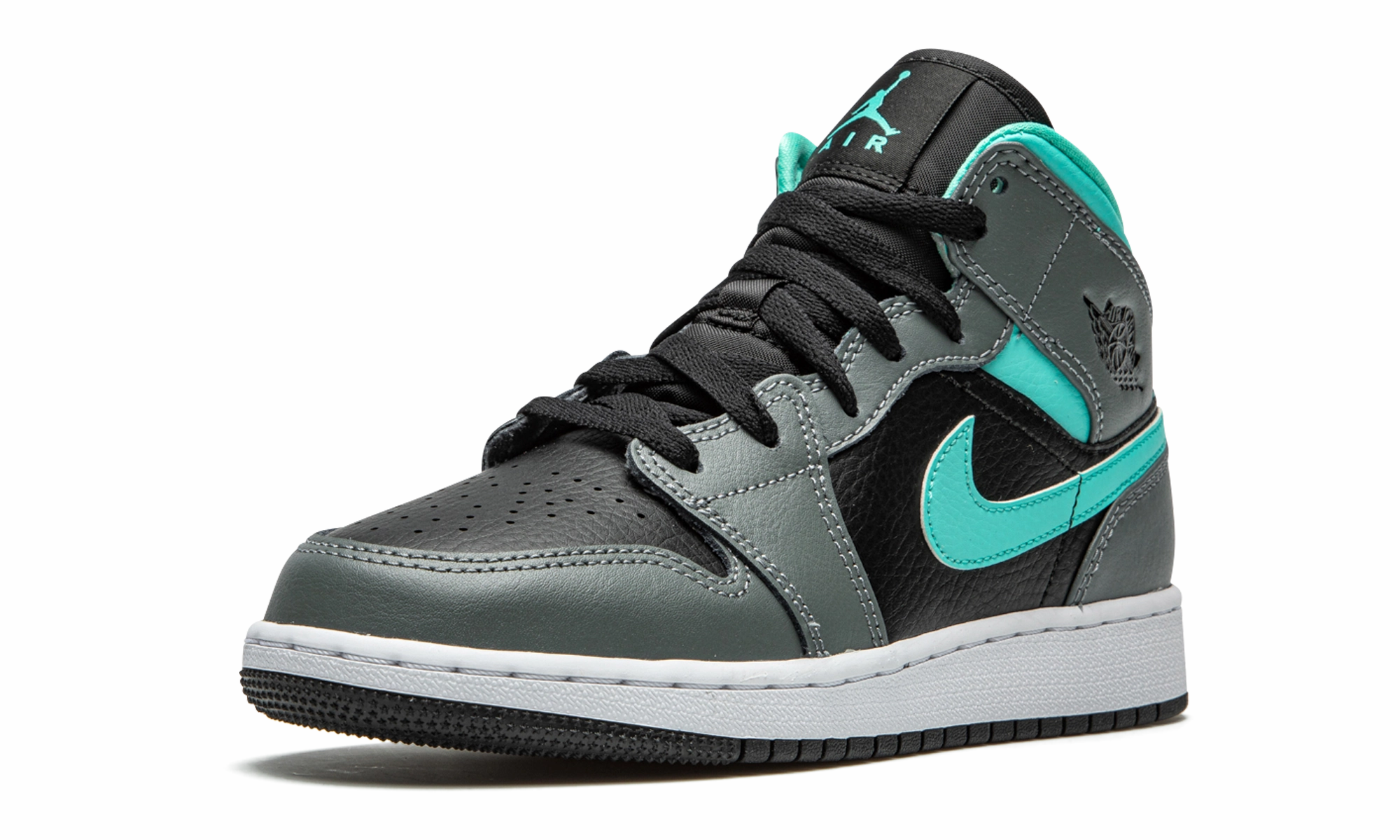Effortless support Premium Sole Air Jordan 1 Mid GS "Grey / Aqua"