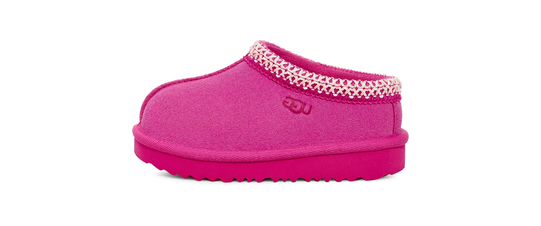 UGG Tasman II Slipper Rock Rose (Toddler) Low Fit Sharp Edge