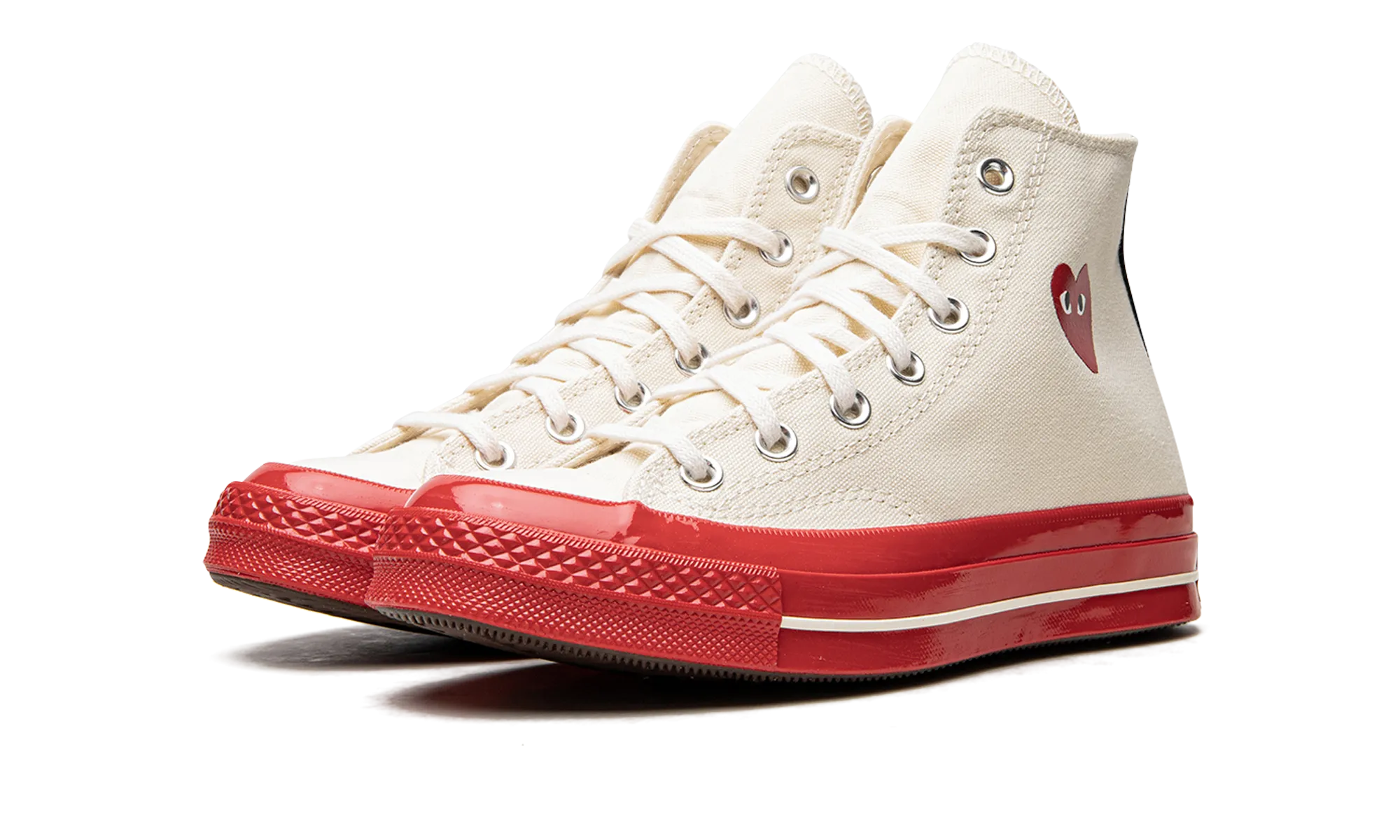 Chuck 70 High "CDG Play - Pristine Red" Versatile Comfort