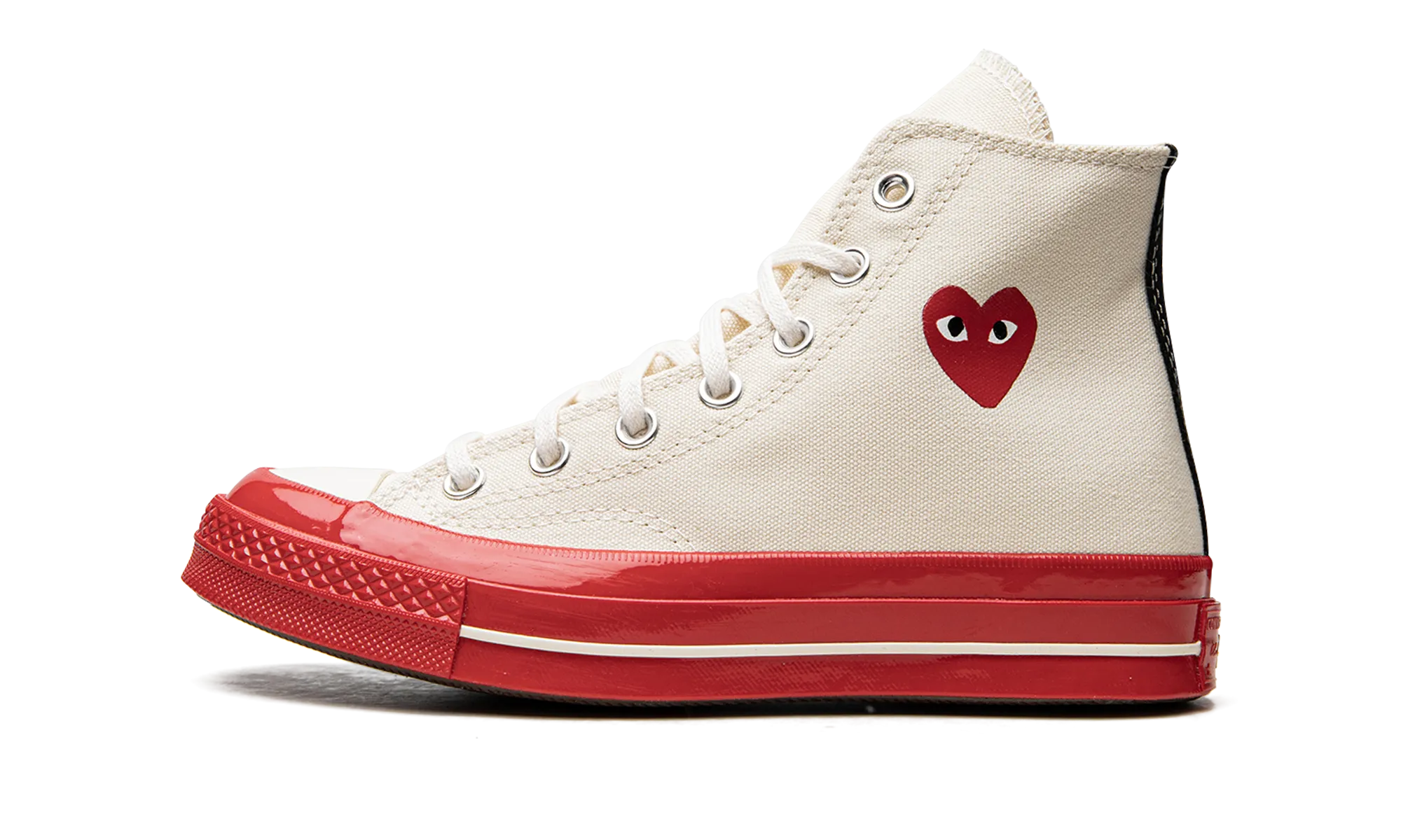 Daily Move Chuck 70 High "CDG Play - Pristine Red"