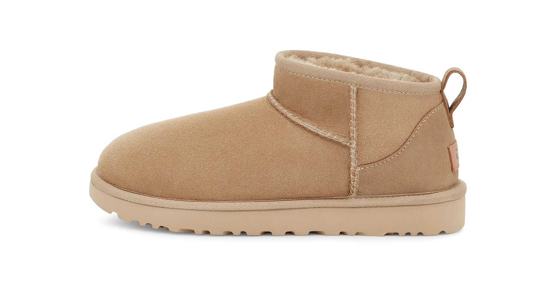 UGG Classic Ultra Mini Boot Mustard Seed Tassel Step Run Edge