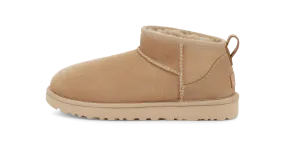 UGG Classic Ultra Mini Boot Mustard Seed Stride Bold Fringe Base