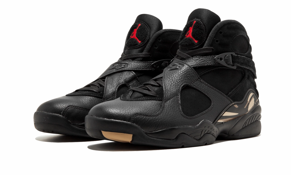running in a martial arts studio shoes engraved running option Air Jordan 8 Retro OVO "Black"
