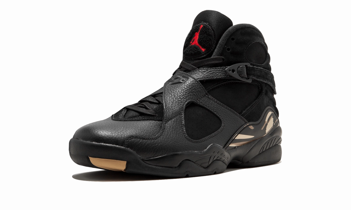 gel running wear Foam Cushion Air Jordan 8 Retro OVO "Black"