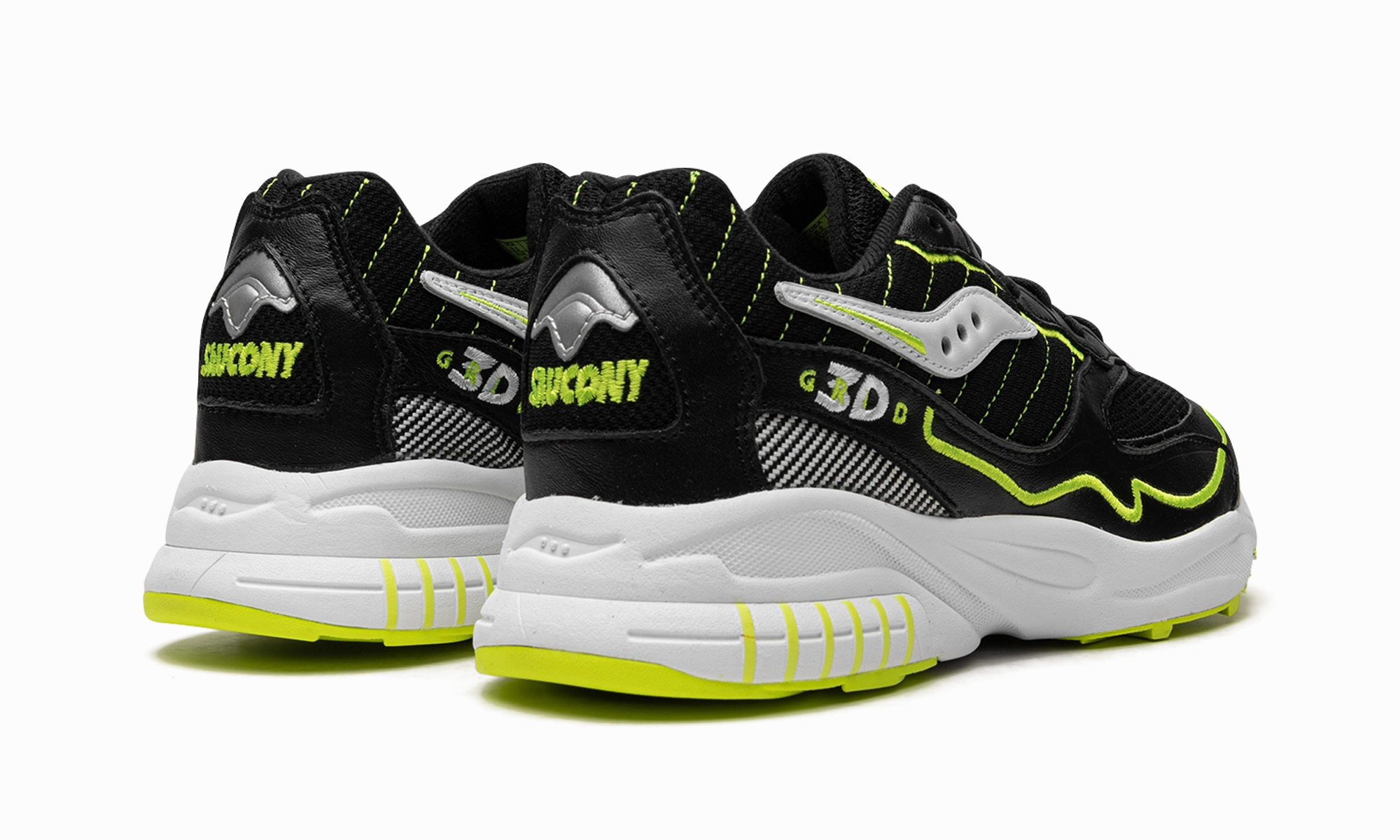 3D Grid Hurricane "Acid Yellow" adjustable - straps