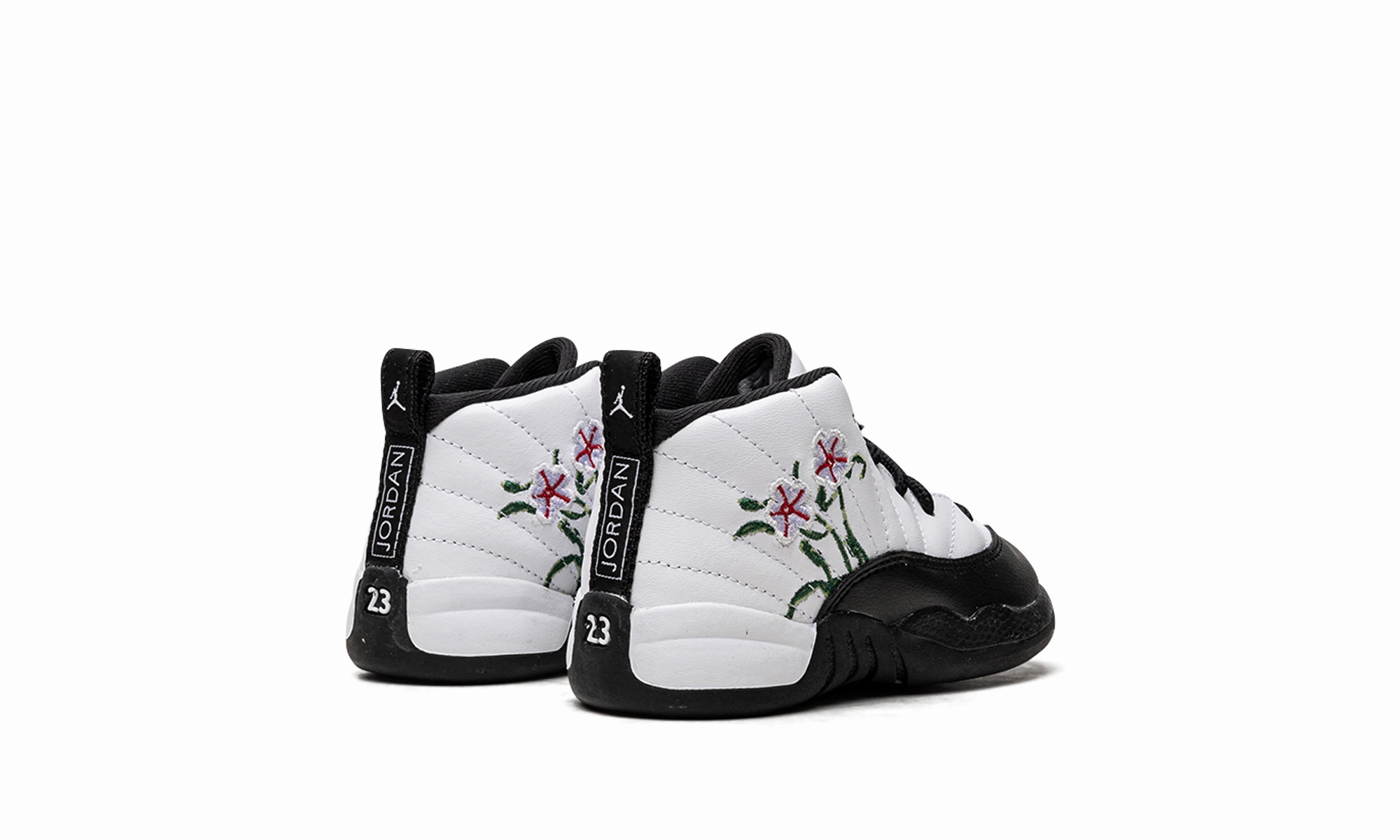 barefoot - style running shoes warm - up Air Jordan 12 TD "Floral TD"