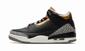 AIR JORDAN 3 WMNS "Black Cement Gold" Relaxed Feel