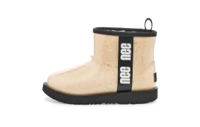 UGG Classic Clear Mini II Boot Natural Black (Kids) Foot Care