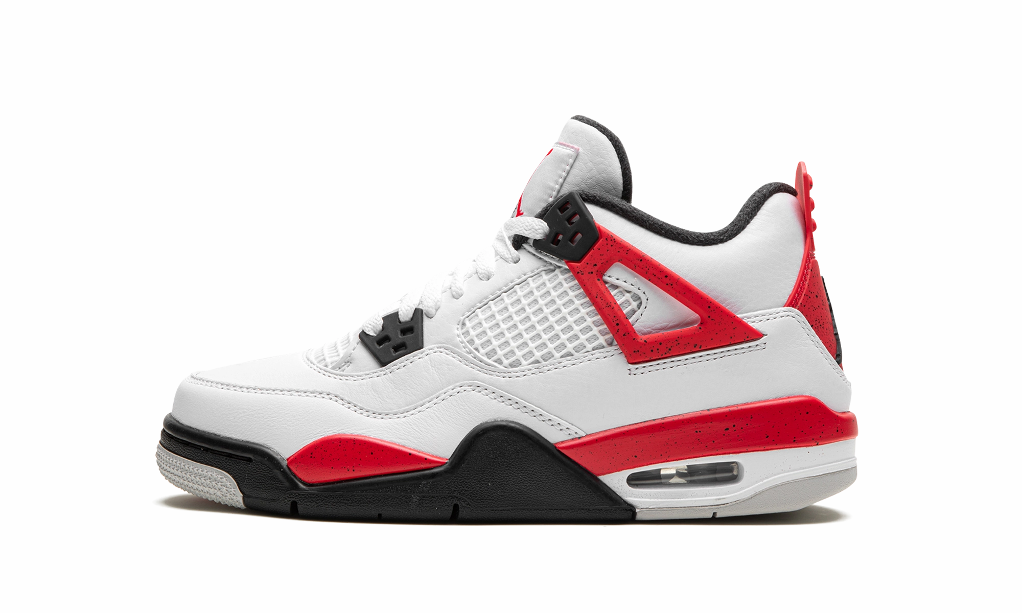 Air Jordan 4 GS "Red Cement" Clean Finish
