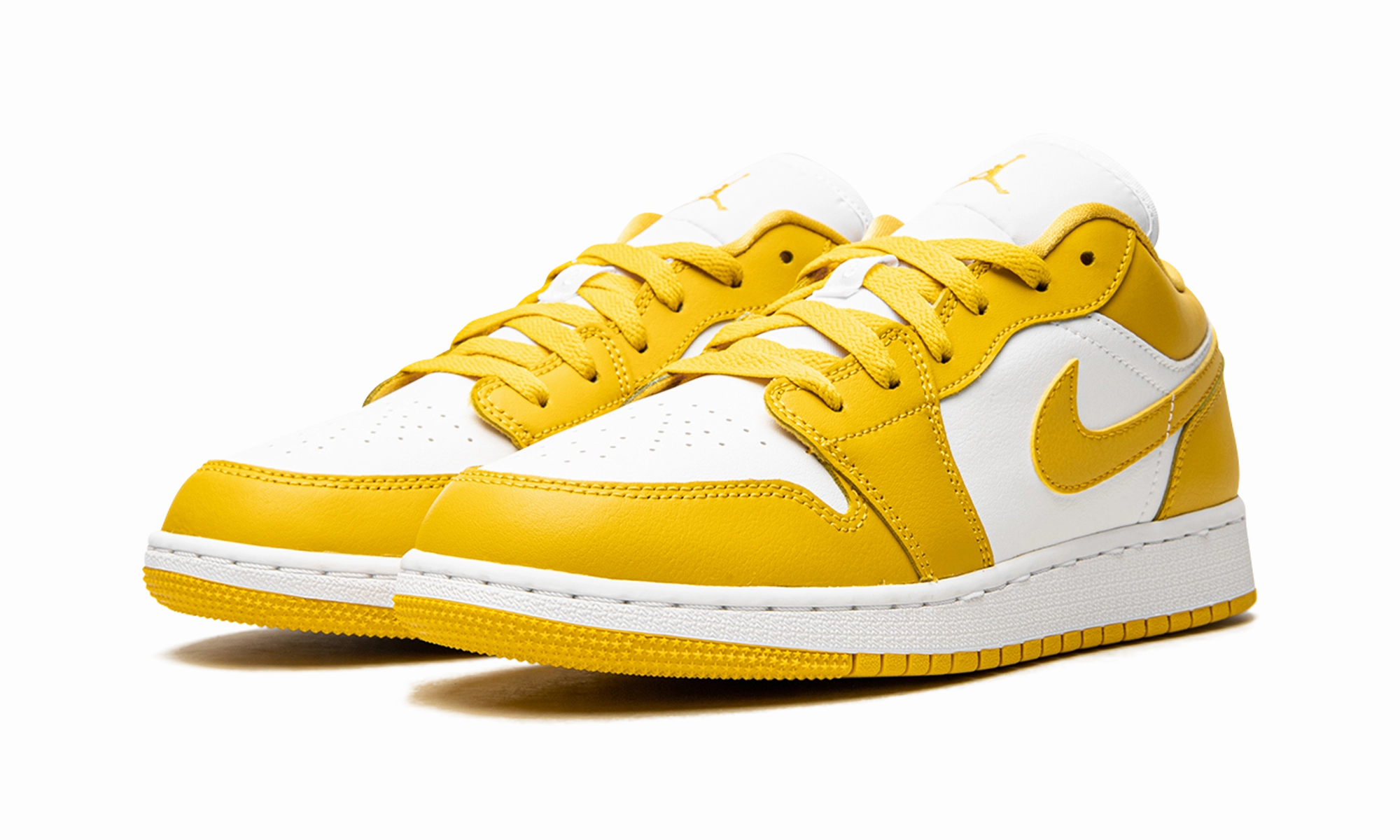 Jordan 1 Low GS "White / Pollen" Cloud Comfort Premium Sole