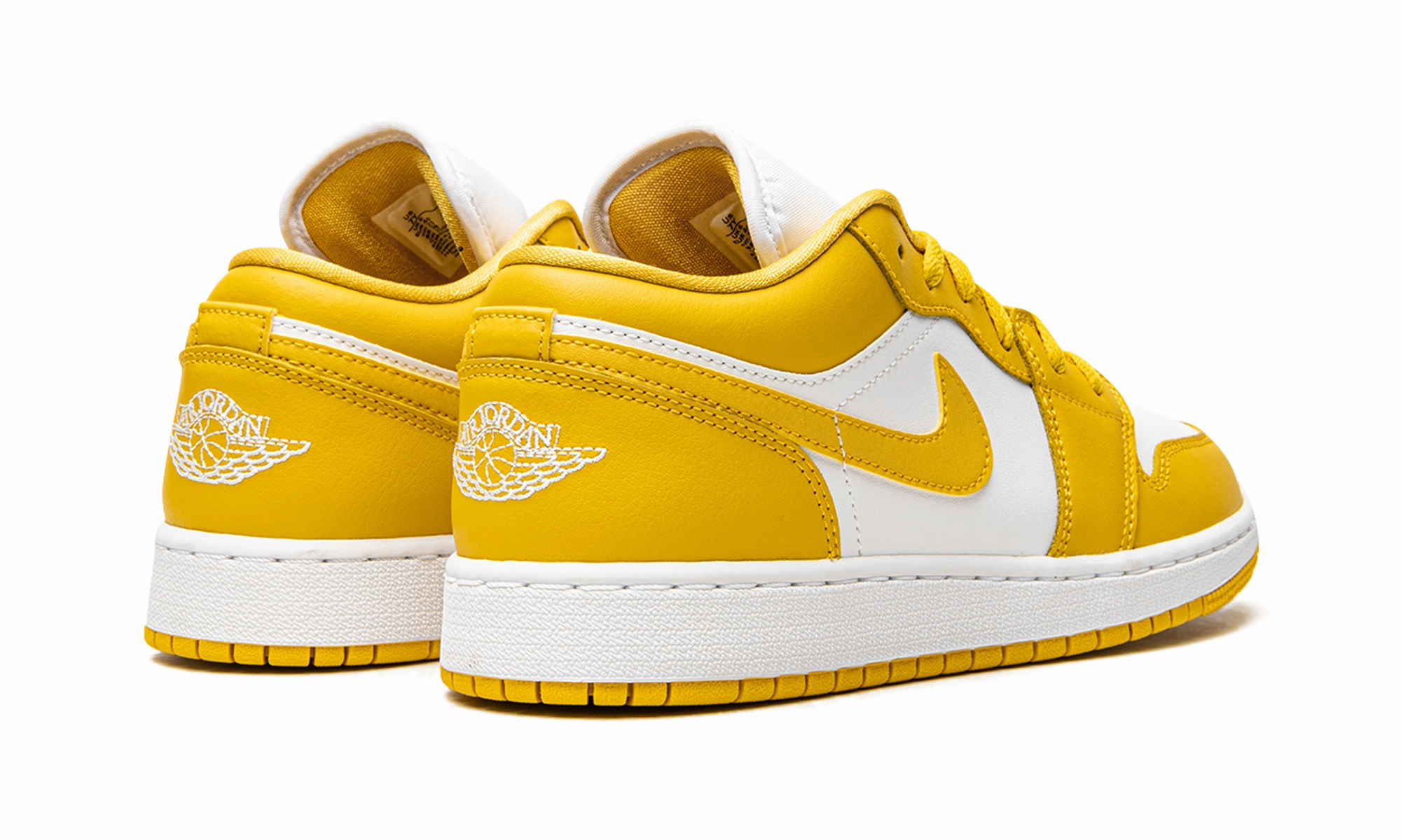 Jordan 1 Low GS "White / Pollen" Sleek Profile Clean Finish