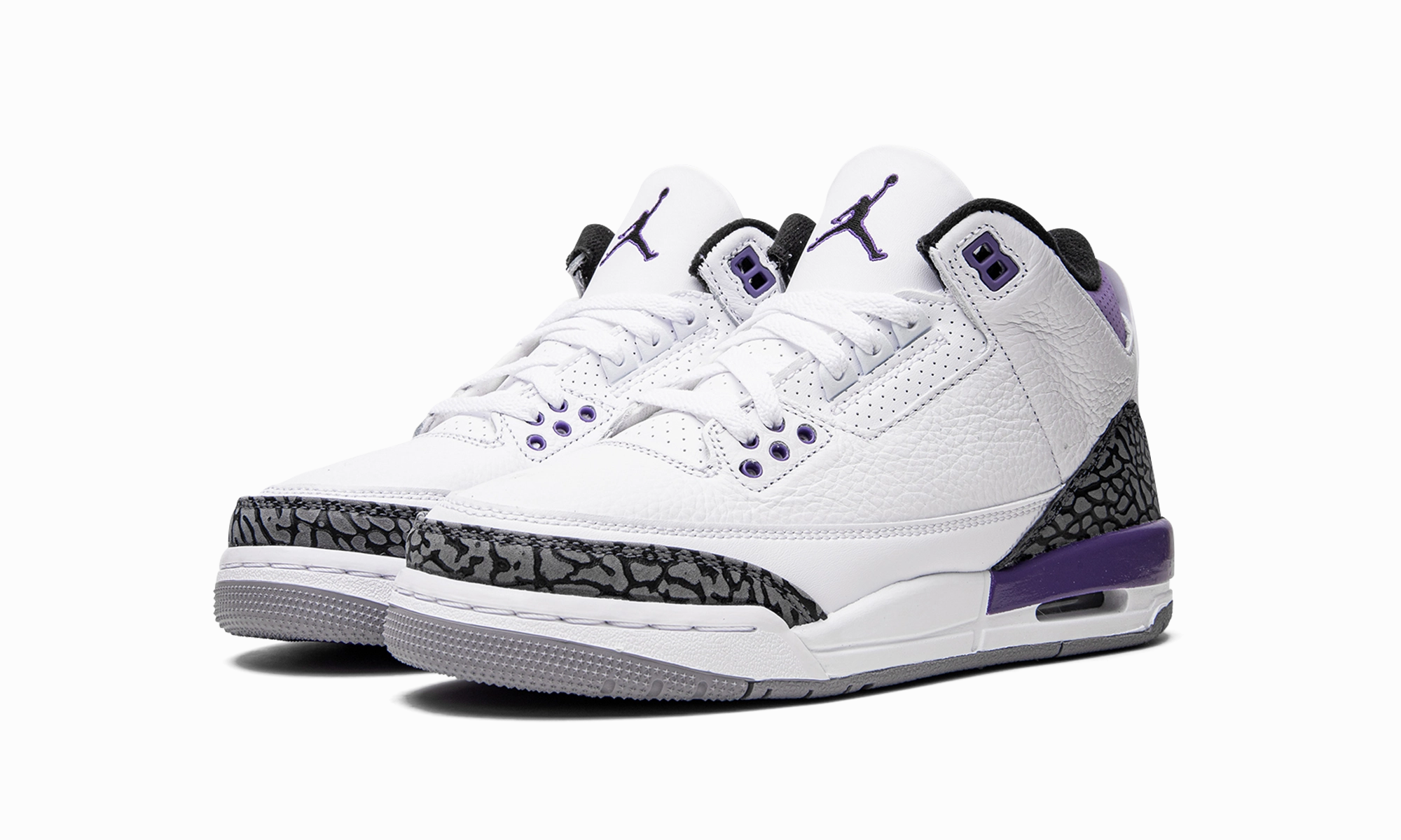 Air Jordan 3 Retro GS "Dark Iris" Quick Transition