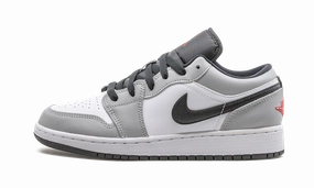 Air Jordan 1 Low GS "Light Smoke Grey" Water Resistant Soft Design