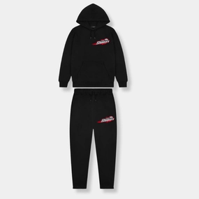 Trapstar TSL Shooters Tracksuit - Black/Red Sport Utility