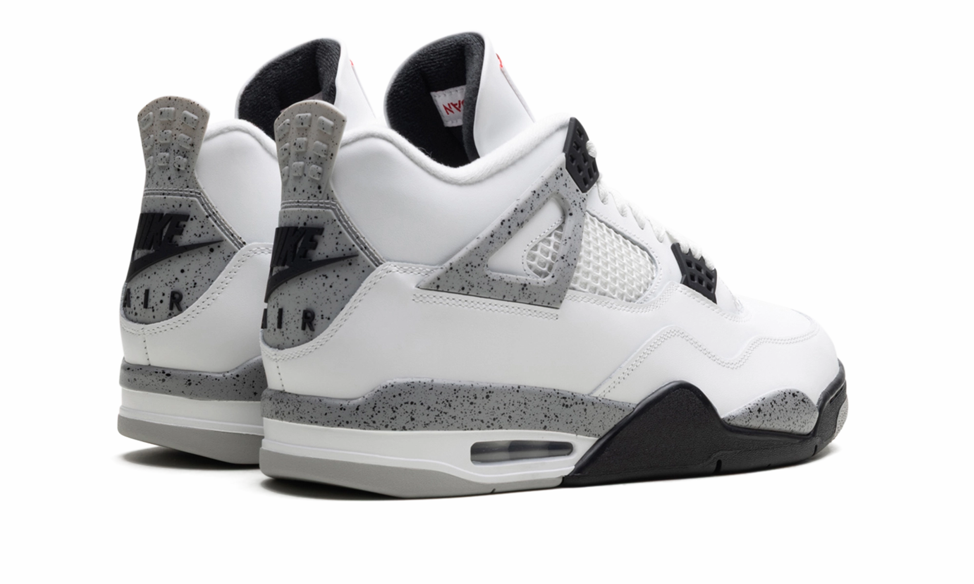 Elevated traction Rubber Sole Air Jordan 4 OG "White Cement (2025)"
