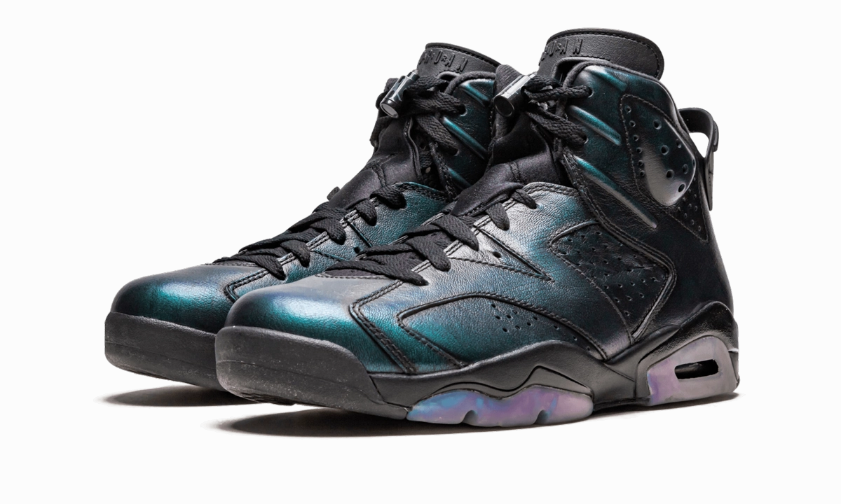 lace - up - design shoes Air Jordan 6 Retro AS "All Star Game / Chameleon"