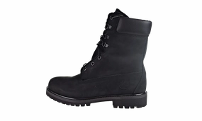 Steel Toe 8" Premium Waterproof Boots "Black Nubuck"