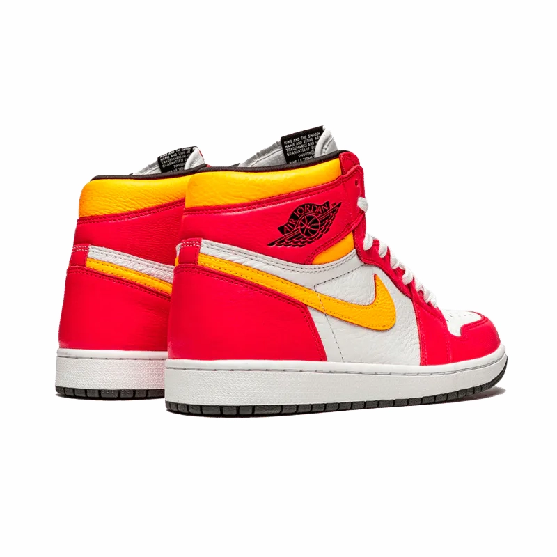 Unique Sole Air Jordan 1 Retro High OG Light Fusion Red