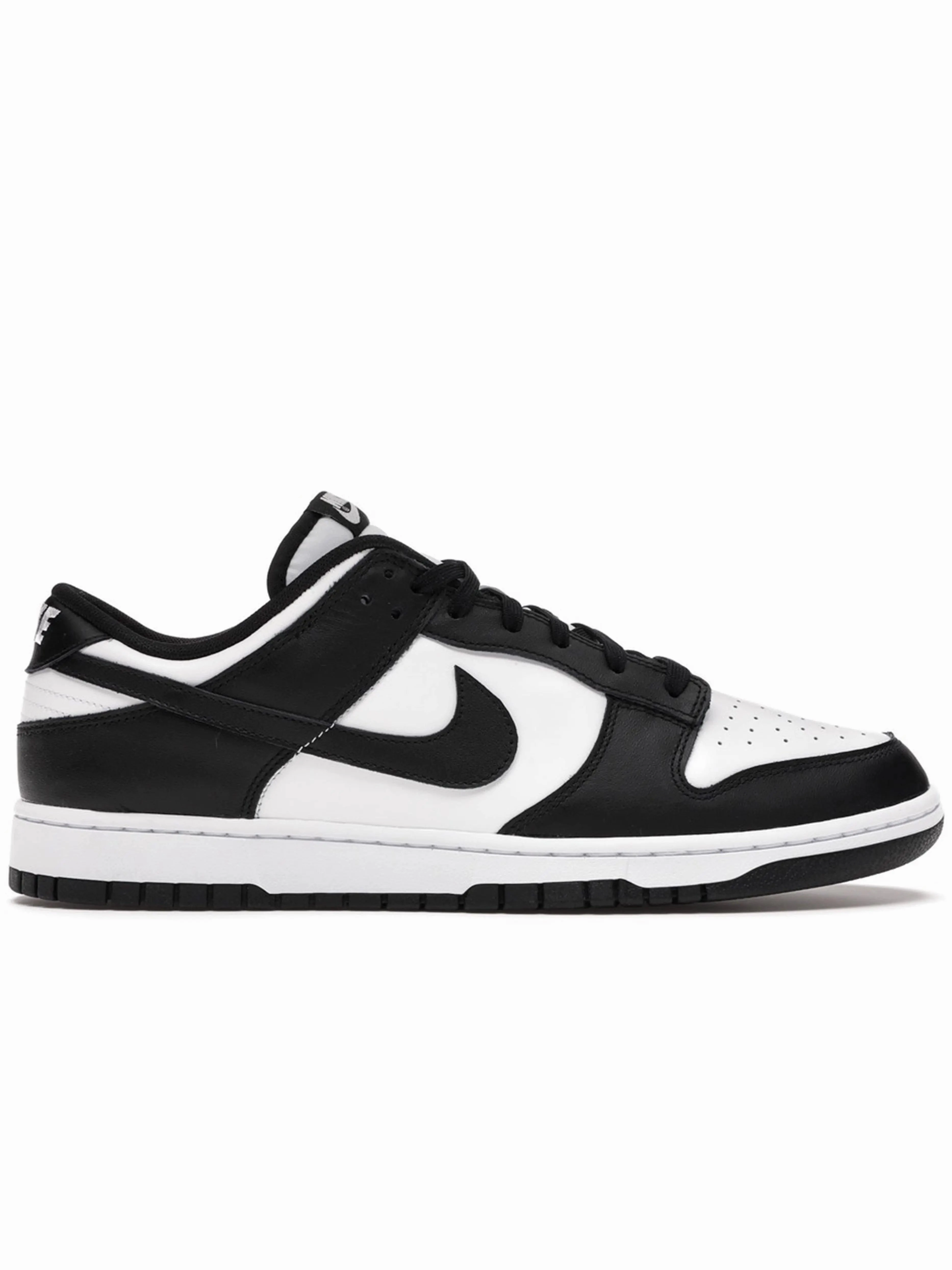 Nike Dunk Low Retro White Black (PS) sports socks sole