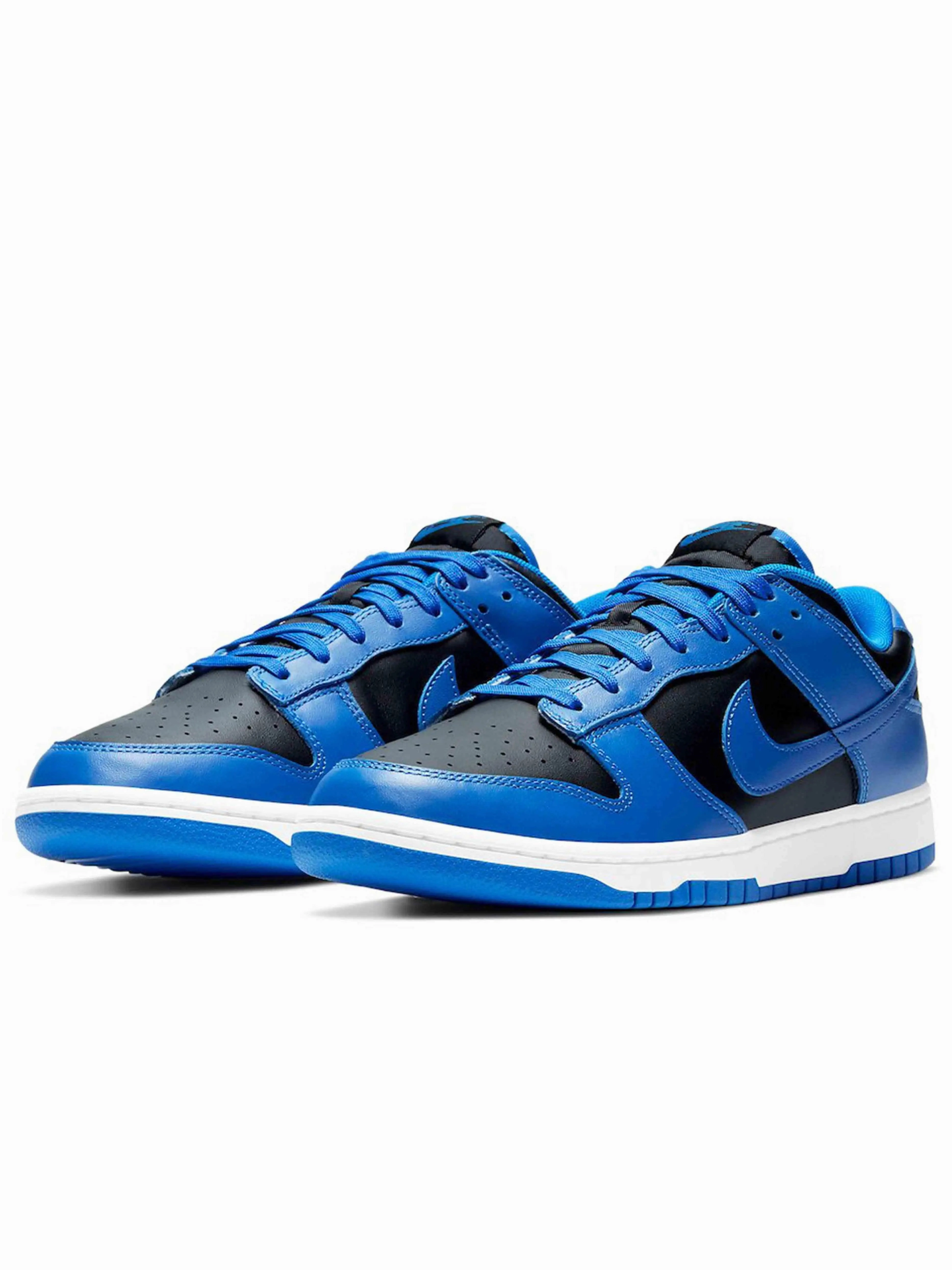 Nike Dunk Low Retro Black Hyper Cobalt [2021] Excellent traction