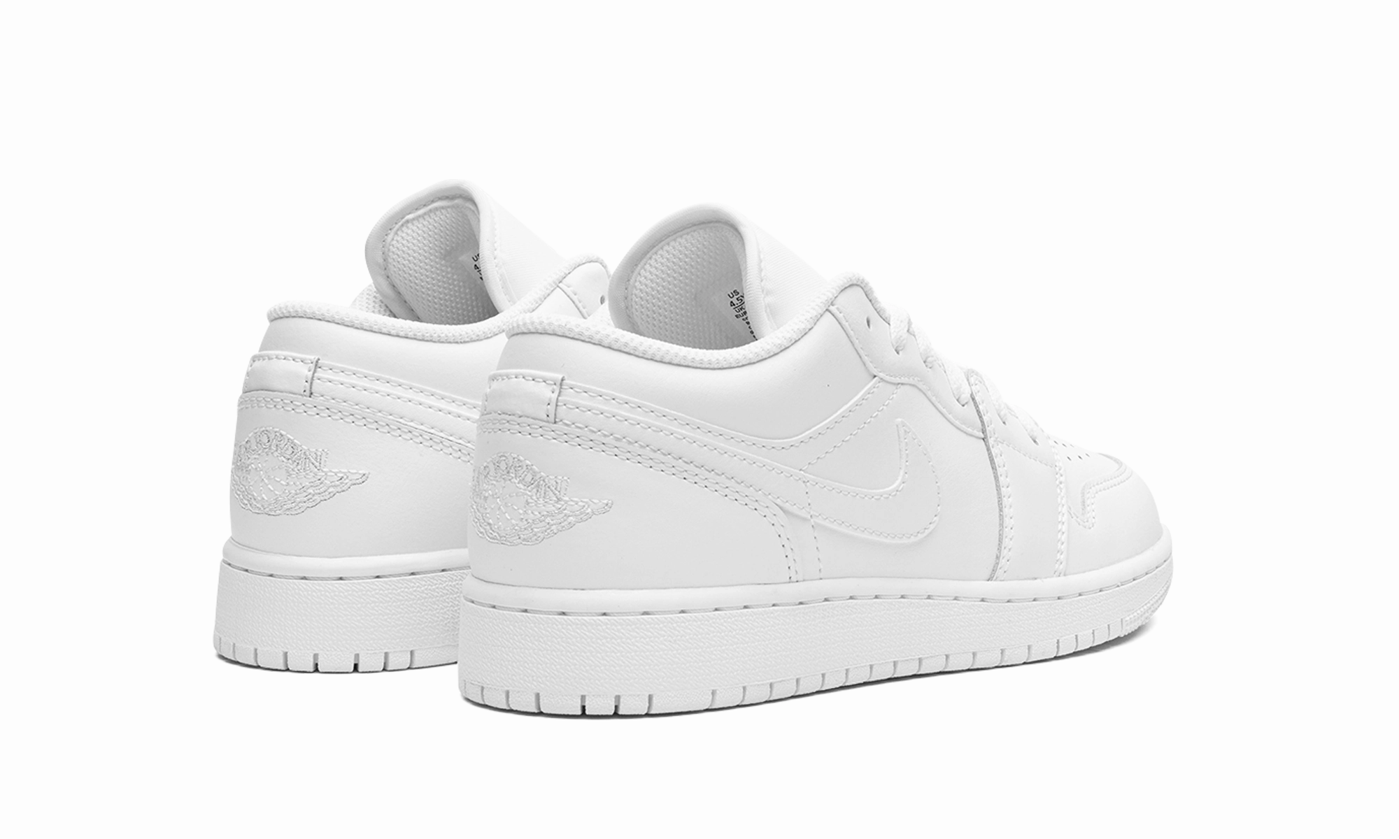 Everyday Wear Unique Style Air Jordan 1 Low GS "Triple White"