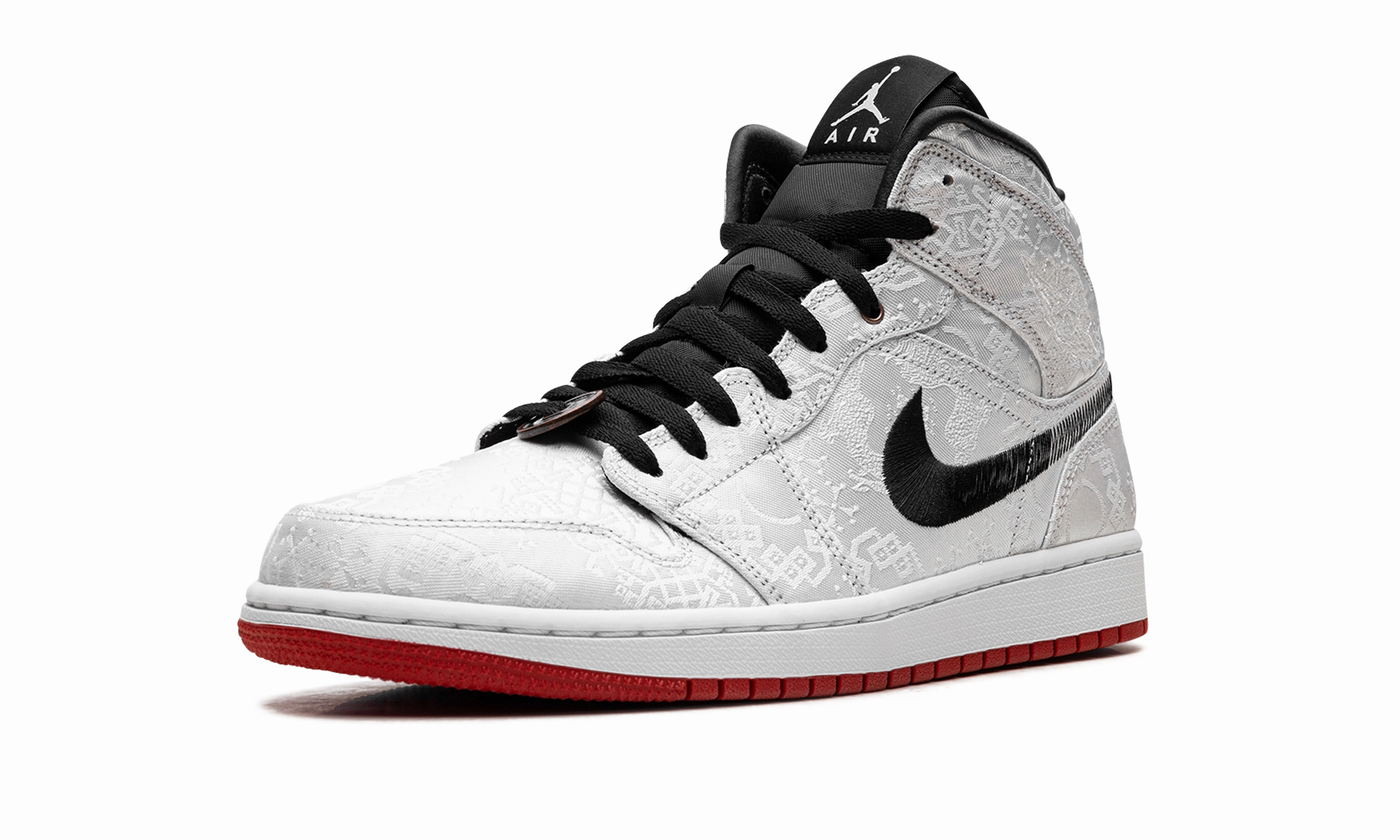 Everyday Runner Trend-setting Air Jordan 1 Mid "Fearless Edison Chen - Clot Silk"