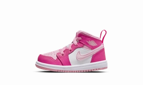 Back Pull Air Jordan 1 Mid TD "Fierce Pink"