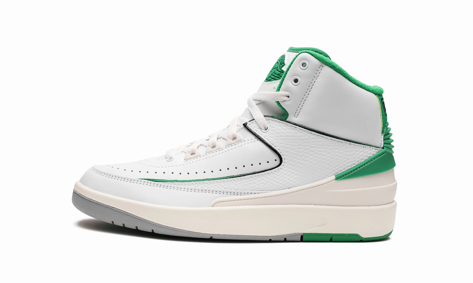 Air Jordan 2 GS "Lucky Green" Seamless lining Fit Comfort