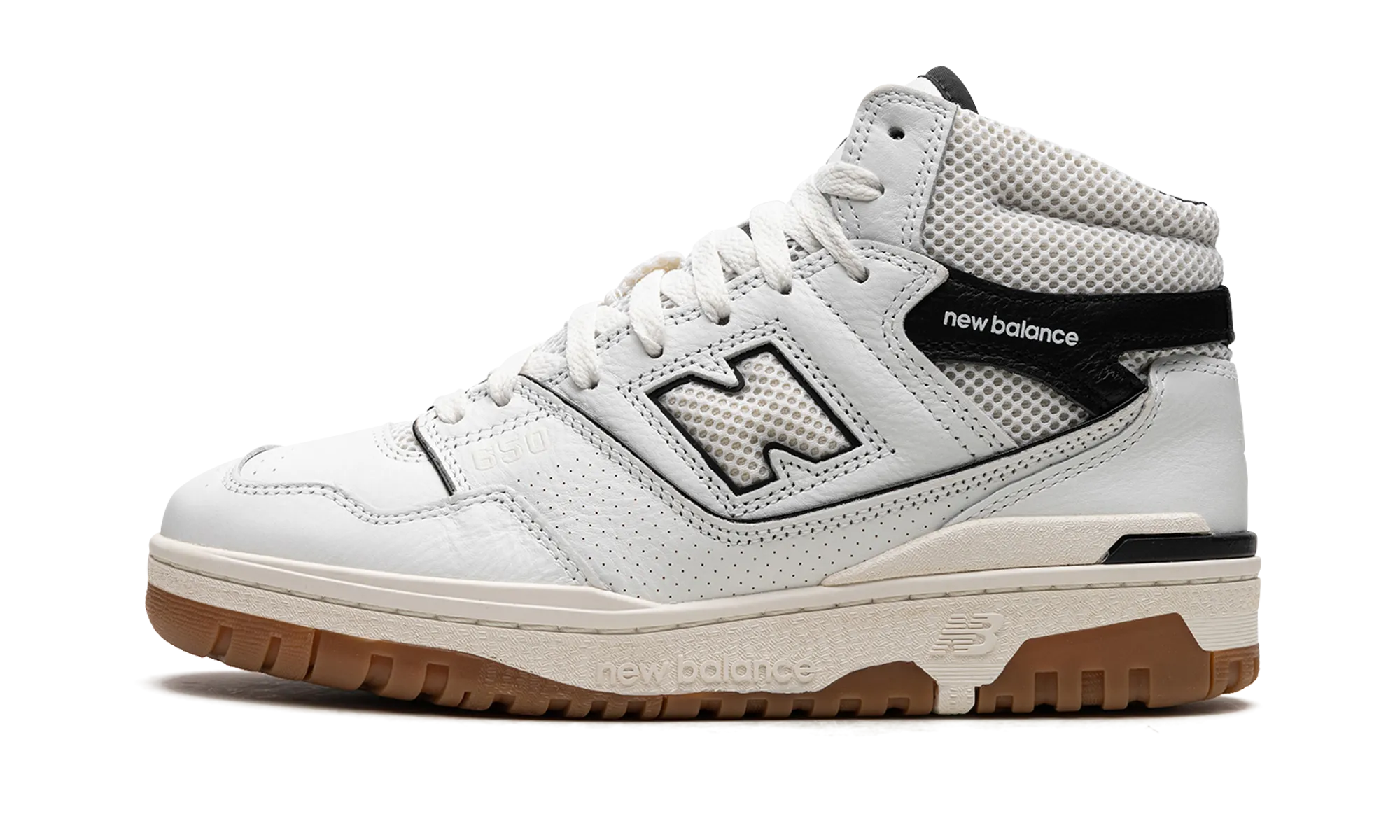 tie - dye running shoes plastic - finish - design shoes 650R "Aime Leon Dore - White/Black"